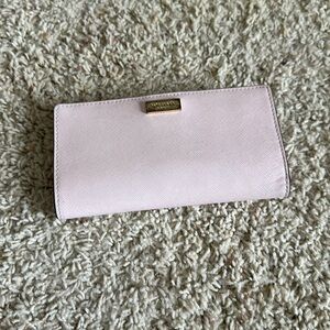 Kate Spade pale Pink snap close wallet